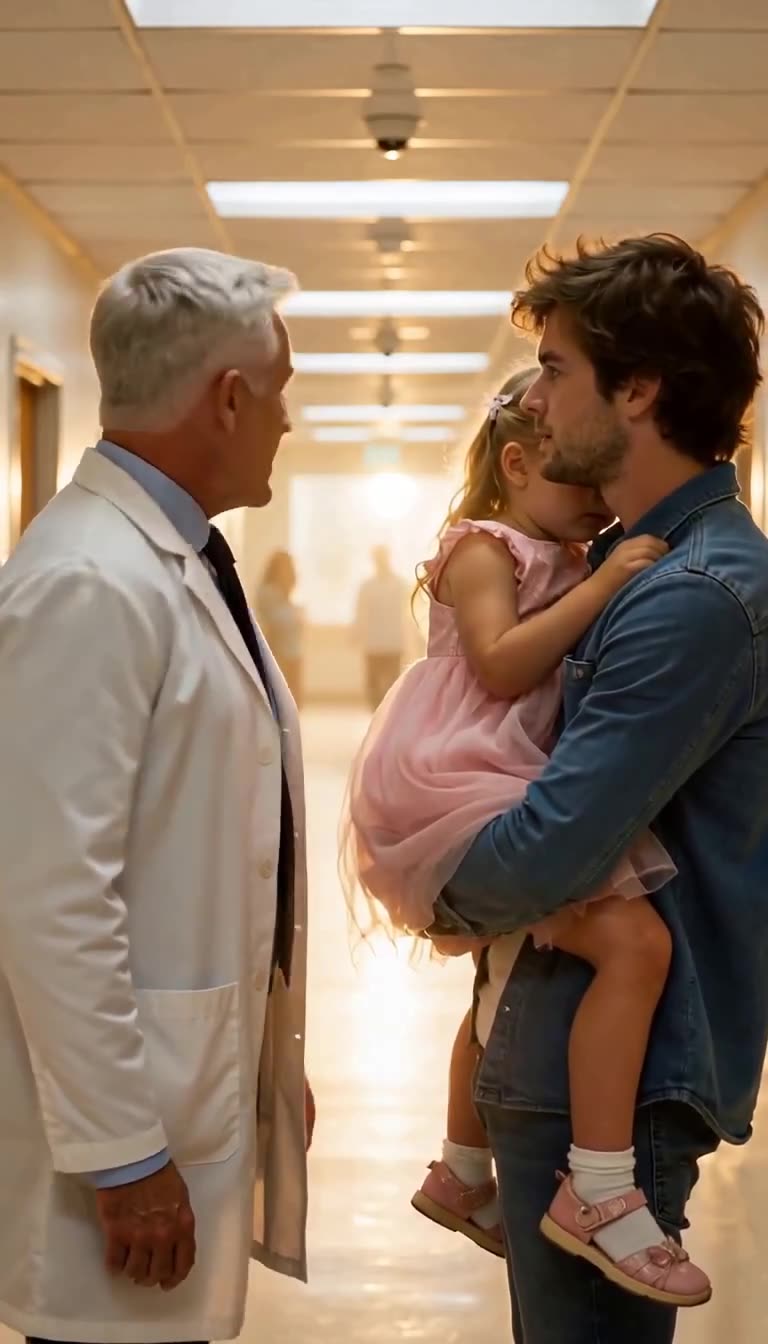 A tense standoff between Dr. Nathan and the distressed father over admission rules