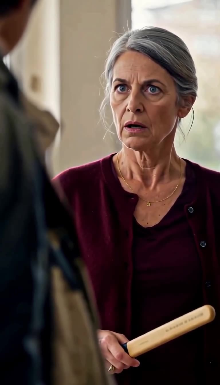 Catherine with a dropped jaw in stunned disbelief as her authority crumbles