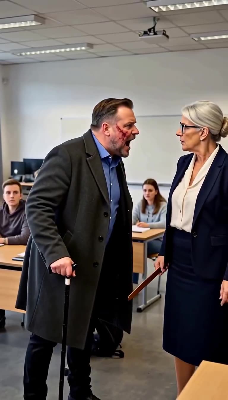 Wütende Konfrontation zwischen Thomas und Lehrerin Renate vor Schülern