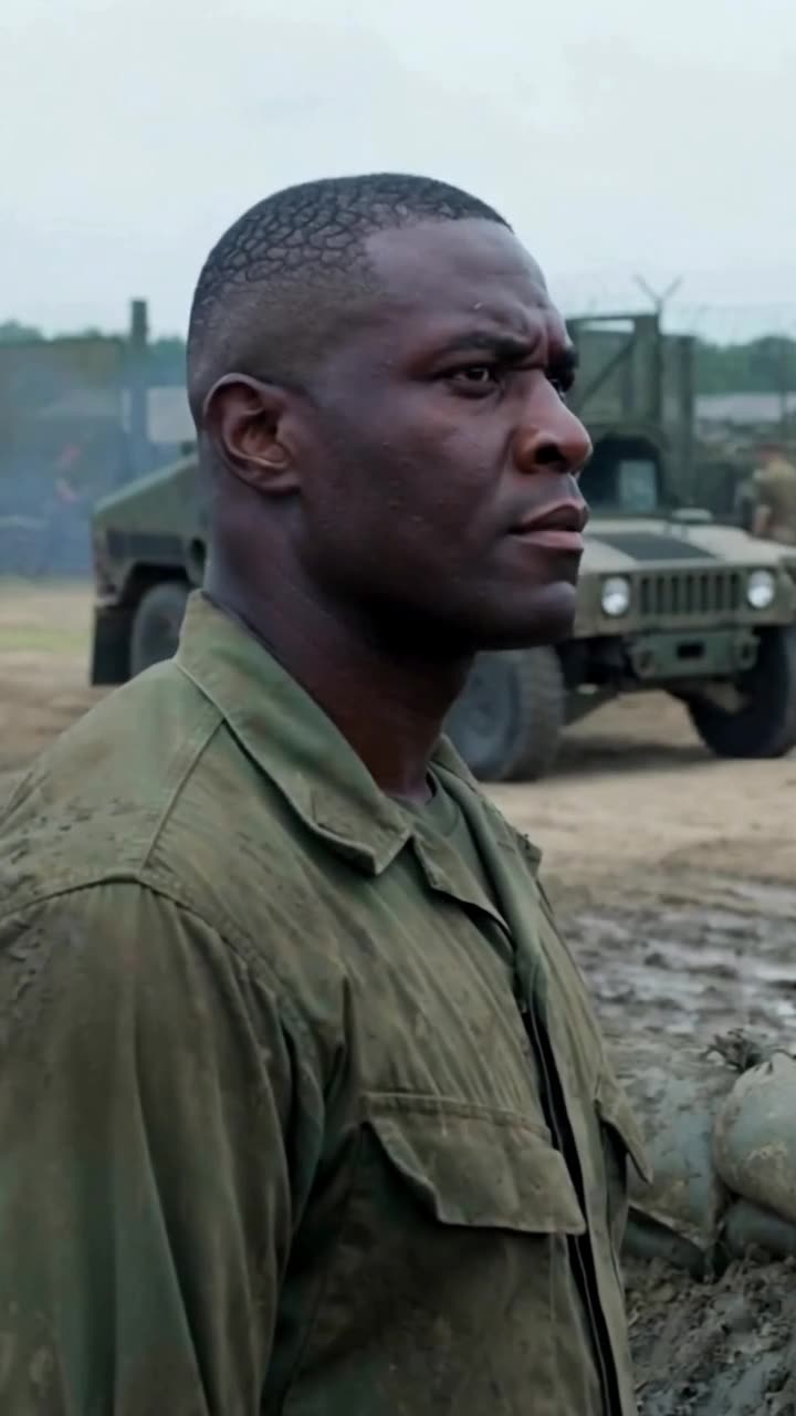 Marcus turns abruptly toward the perimeter gate as approaching convoy engines roar