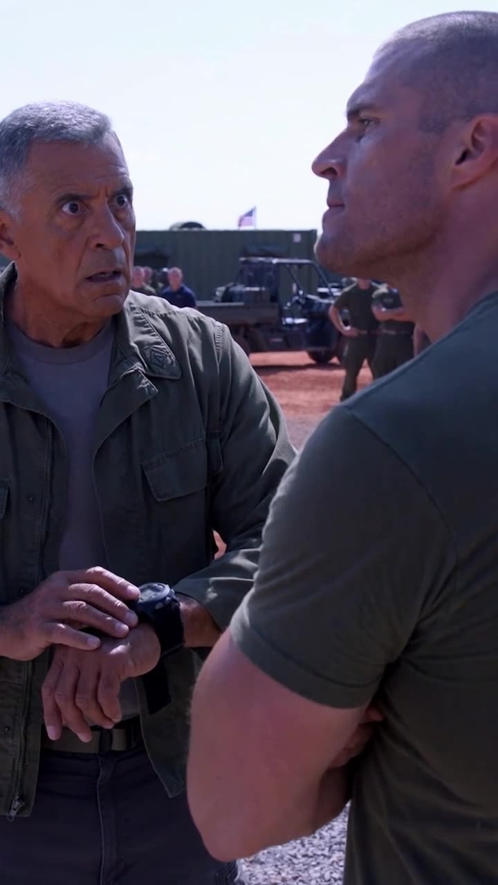 Donald's eyes widen in absolute shock after Brett barks an order to escort Maya away.