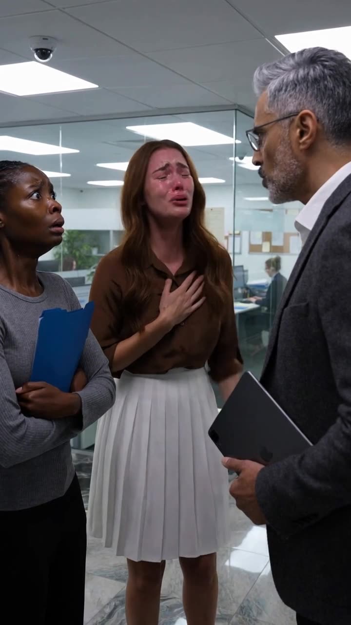 Arthur confronts Vanessa and a bewildered Maya after hearing the dramatic accusation.