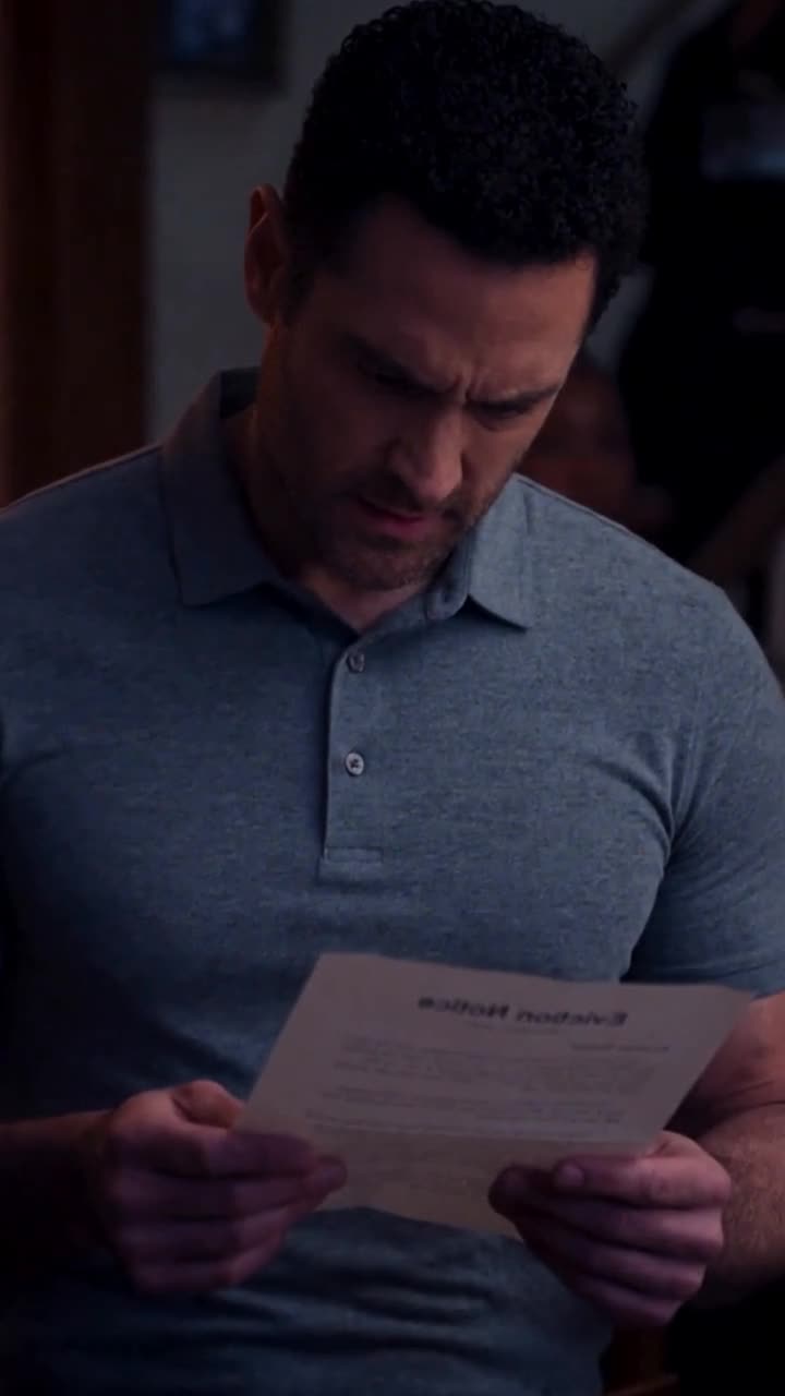 Mark stares down in disbelief as he reads the eviction notice in his hands.