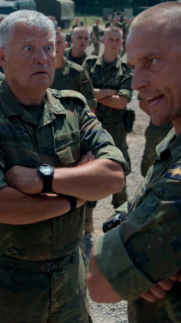 Stefan starrt Markus mit weit aufgerissenen Augen vor Schock und Entsetzen an.