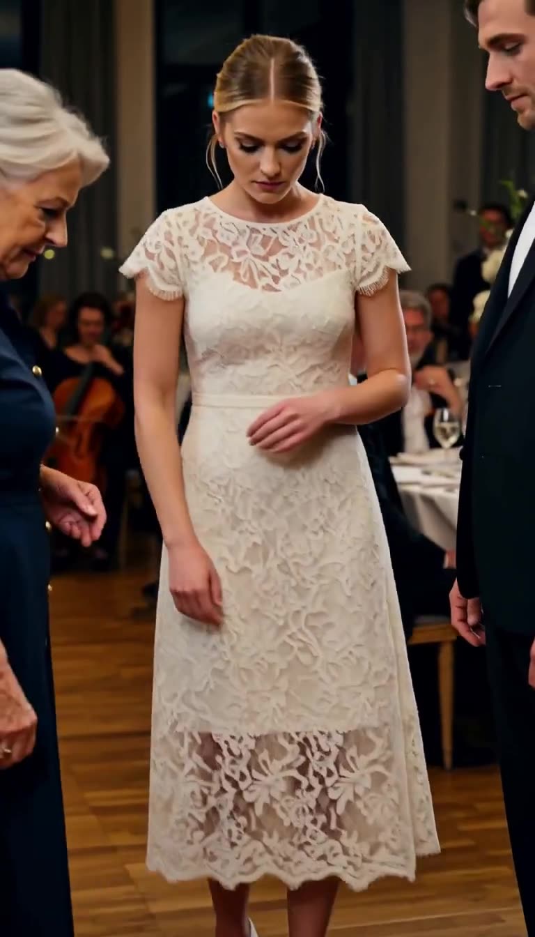 Vanessa und Lukas starren schockiert auf den Boden nach dem Eklat