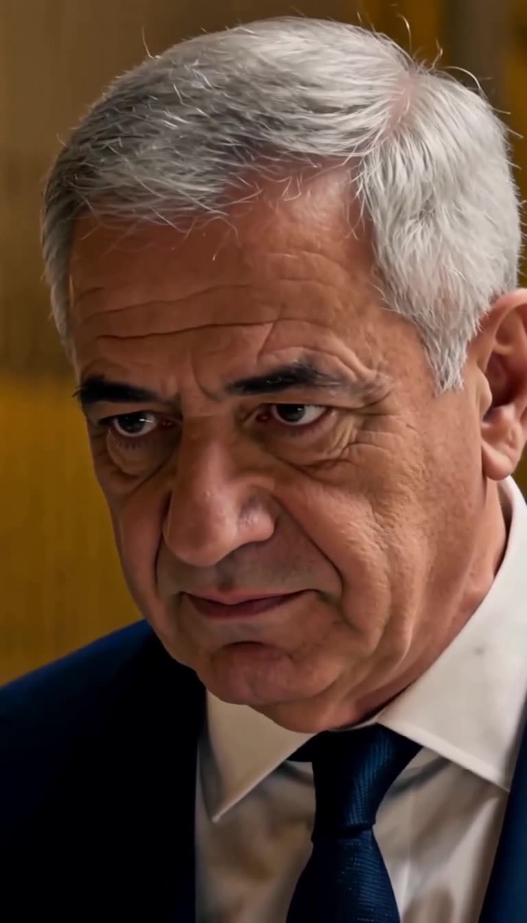 Henri glares with disdain during a heated confrontation at the banquet.