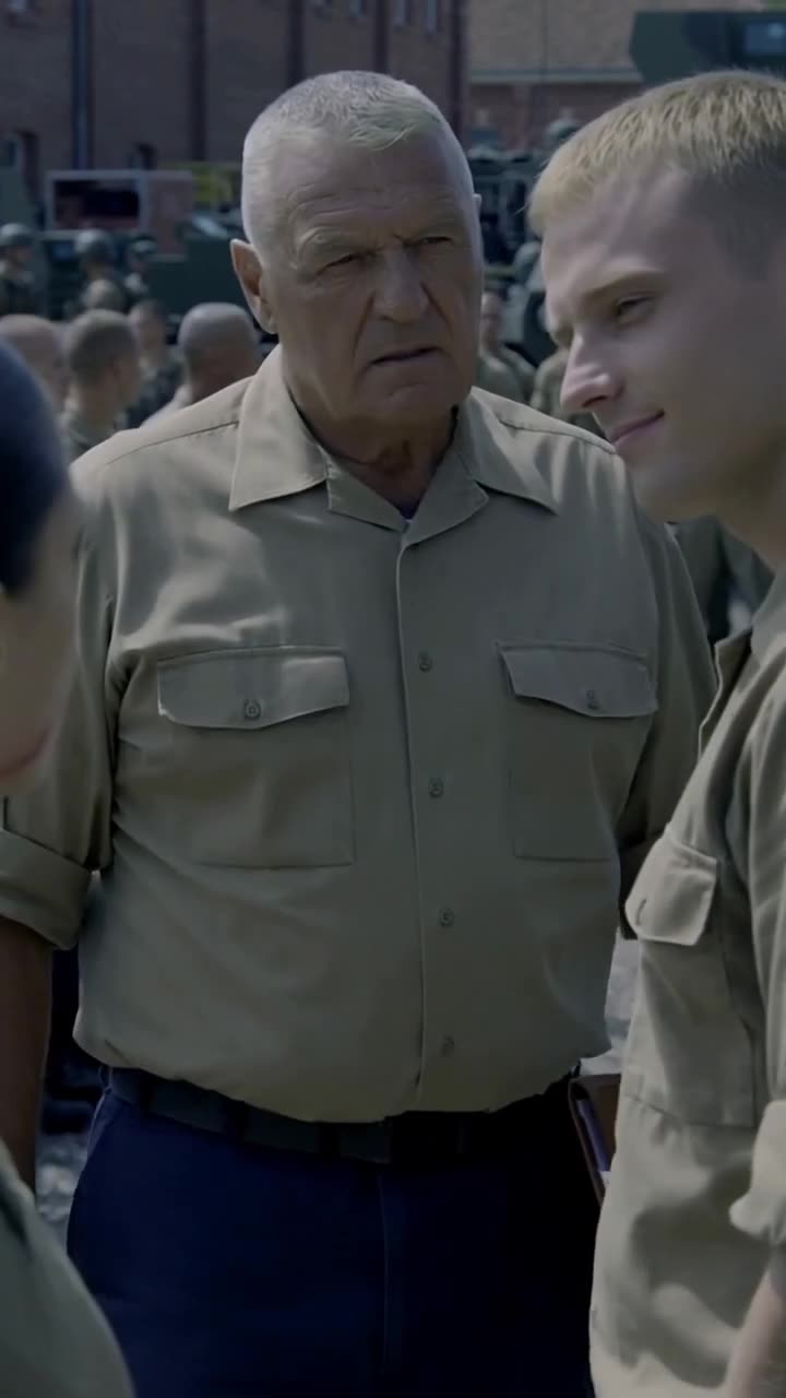 Colonel Ravel stepping in sternly beside a smug Julien on the military drill ground