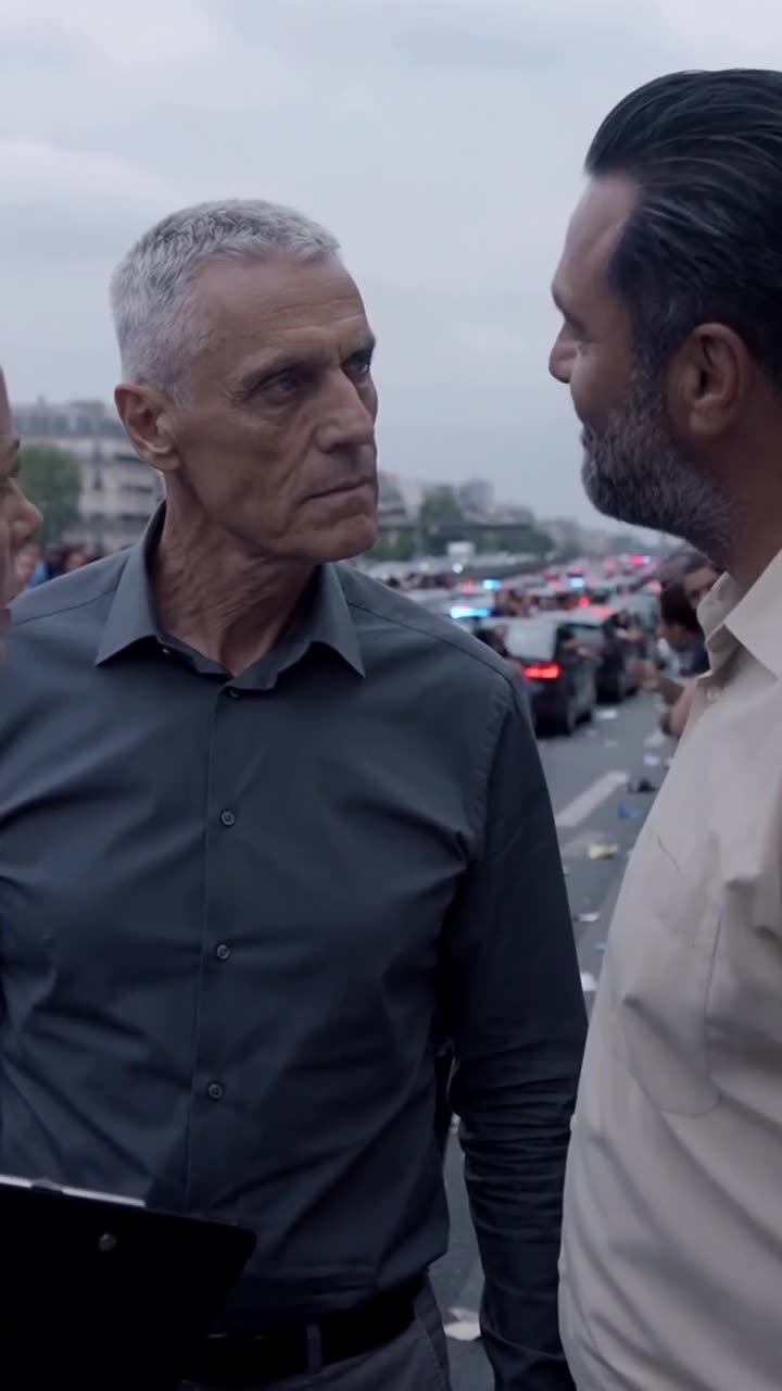 The Divisional Commissioner stares down the rogue commander before stripping him of his authority.