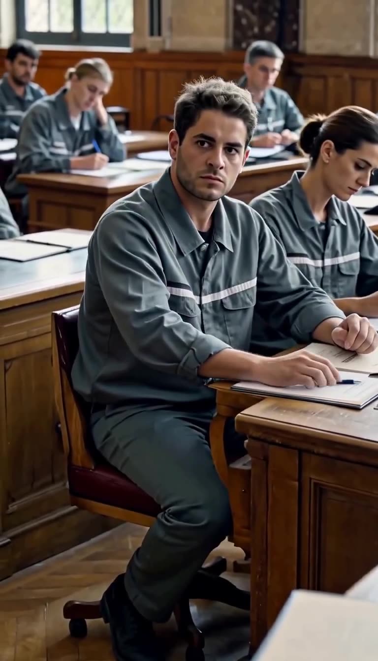 Officer Julien sits at his desk, grappling with a direct order to silence the whistleblower