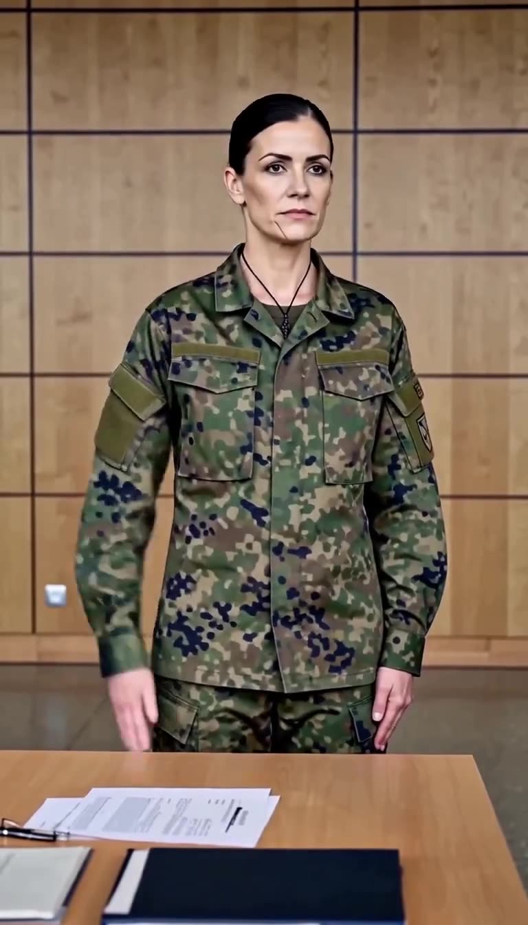 Katharina strafft die Haltung und übernimmt entschlossen das Kommando über das Bataillon