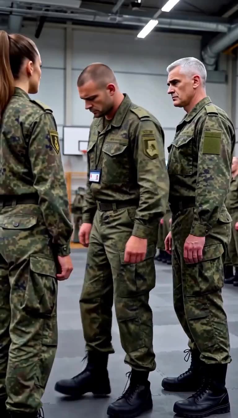 Julian senkt gedemütigt den Kopf zwischen Lena und Dieter vor seinem Abgang.