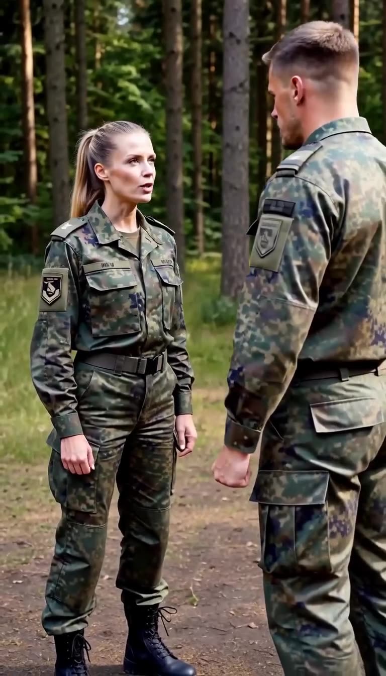 Lena konfrontiert Lukas direkt auf Augenhöhe und erteilt ihm den klaren Marschbefehl.