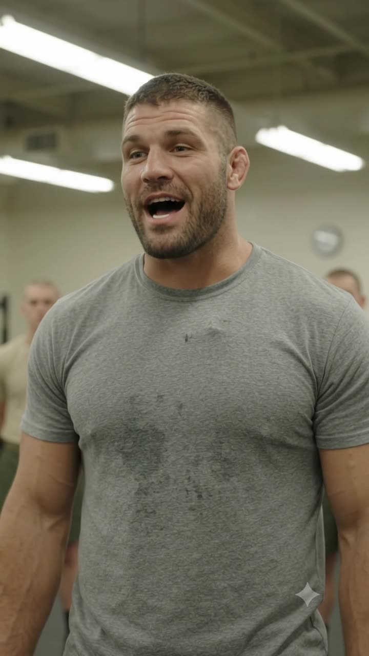Brock turns with a smirk and loudly protests Maya's presence to the captain.