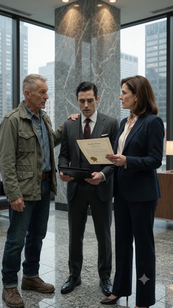Dennis Vance places an authoritative hand on Tyler Sterling's shoulder after the heir realizes the truth.